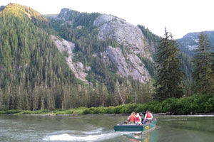 Jet Boat on the wild Exchamsiks River