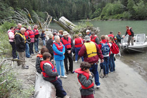 All ages enjoy the jet boat tour