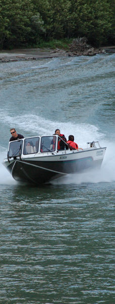 Jet Boat up the Exchamsiks River